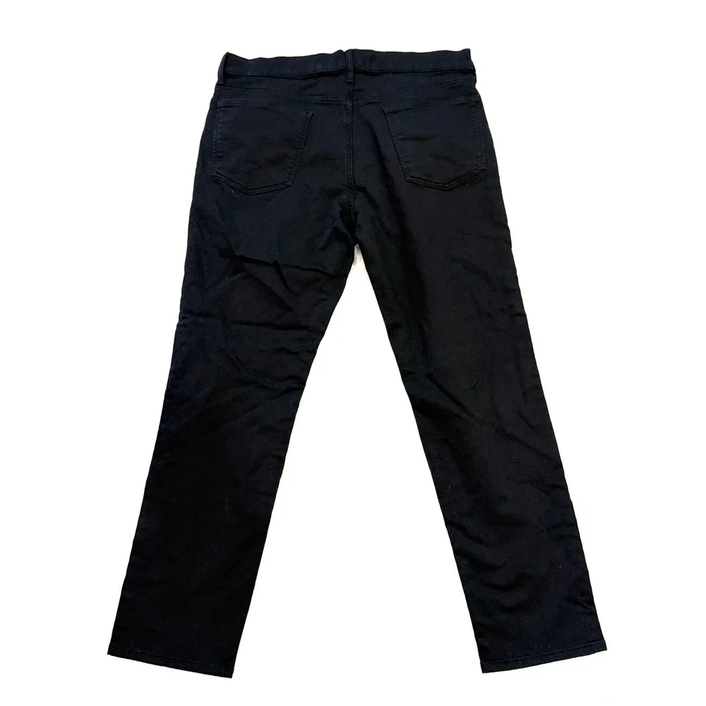 Banana Republic Mens Traveler‎ Pants 34x30 Black Slim Straight Chino 1620338